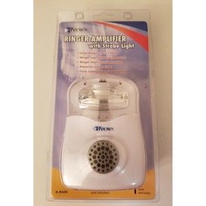 Krown Visual Phone Ringer Flasher Strobe Hearing Telephone Alert K-RA-005 NIB